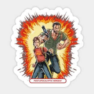 Post-Apocalyptic Heroes! The Last of Us fan art Sticker